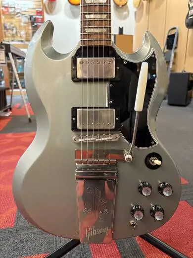 Gibson SG 1964 Silver w/Maestro 2